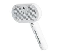 Eighosee Cepillo de Vapor para Mascotas para Perros Cepillo de Vapor para Mascotas 4 en 1 Cepillo de Vapor Autolimpiante para Mascotas Limpiador A Vapor para Mascotas