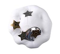 Eighosee Colgante de luna para dormitorio de niños, diseño de nube, accesorio para fotografía, techo, estrellas, móvil, regalo, adorno para guardería, decoración colgante para habitación de ,