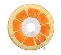 Eighosee Collar de Cono Ajustable para Gatos, Collar de RecuperacióN Suave y para Gatos, Conos para Gatos DespuéS de la CirugíA para Gatitos, Naranja, Grande