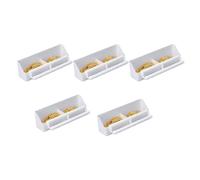 Eighosee Comedero para Pájaros Portátil con Diseño de Rejilla de Doble Ranura Que Puede Colgar Comida para Pájaros y un Recipiente para Agua en Forma de Jaula para Pájaros.