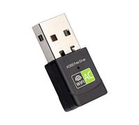 Eighosee Conductor Gratuito Adaptador WiFi USB 600 Mbps Adaptador WiFi Antena USB Ethernet PC Adaptador Wi-Fi LAN WiFi Dongle AC WiFi Receptor