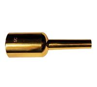 Eighosee Cornet - Accesorios de repuesto para principiantes, boquilla de trompeta de color dorado 5C, tamaño pequeño, universal, tono de instrumento musical