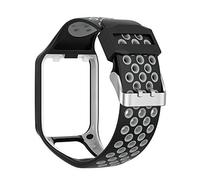 Eighosee Correa de reloj de silicona para Runner 2/3, accesorios de reloj inteligente, correa de reloj, correa de reloj negro y gris