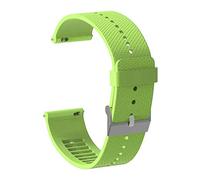 Eighosee Correa de Silicona de 20 mm para Reloj Inteligente, Correas Reloj, Brazalete Relogio, Accesorios de Reloj, Pulsera Verde