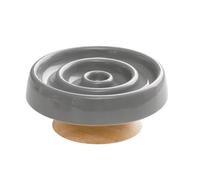 Eighosee Cuenco Cerámica para Alimentación Lenta Perros, Anti-Tragos para Comida Gatos, Cuenco Comida Tipo Rompecabezas para Mascotas, Recipiente para Comida para Cachorros