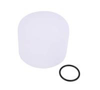 Eighosee Cuenco de canto de 8 pulgadas 432 Hz con sonido , nota E, plexo solar, cristal de cuarzo esmerilado, meditación con anillo de goma