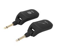 Eighosee de guitarra inalámbrico recargable integrado de 4 canales, transmisor de guitarra inalámbrico receptor para guitarra eléctrica