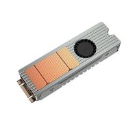 Eighosee Disipador de SSD M.2 NVME, Enfriador de Disco Duro con Ventilador de Alta Velocidad Incorporado, Disipador de SSD 2280, Enfriamiento Activo, Térmico