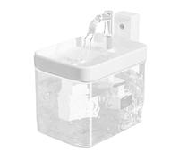 Eighosee Dispensador de Agua Potable de Circulación Automática Fuente de Inducción Inalámbrica Desenchufable Fuente de Agua Grande para Mascotas de 1,5 L C