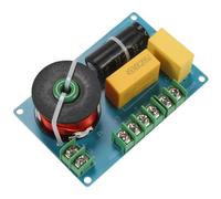 Eighosee Divisor de Frecuencia de Altavoz Alto de 3 Vías de 200 W, Placa de Circuito de Filtro Divisor de Audio para Cruce de Altavoz de Bricolaje de Cine en Casa
