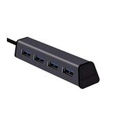 Eighosee Divisor USB 3.0Hub de alta velocidad de cuatro puertos USB tipo C/interfaz USB, Plug and Play, transmisión de alta velocidad, compatible con Otg, color negro