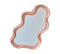 Eighosee Espejo con Forma de Nube con : Espejo Colgante de Pared Irregular para Maquillaje, Decoración del Hogar, Sala de Estar, Accesorios de Fiesta