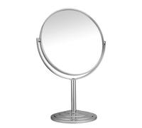 Eighosee Espejo Redondo de Tocador de Montaje en Mesa, Espejo de Maquillaje de Escritorio, Espejo de Tocador Giratorio Doble, Espejo de Tocador de Escritorio