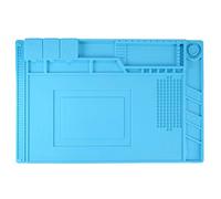 Eighosee Estación de soldadura resistente al de hierro para teléfono, PC, computadora, alfombrilla magnética de silicona con aislamiento térmico