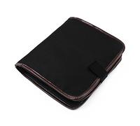 Eighosee Estuche de lona con 72 ranuras para , estuche multiusos para arte escolar, viajes suaves, Black