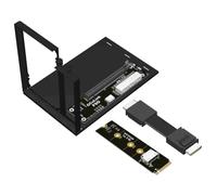 Eighosee F9G-F9934-F4C-BK7 Adaptador EGPU OCuLink GPU Dock M.2 NVMe A Oculink con Cable Oculink ATX Tipo PCIe4.0 64 Gbps 25CM