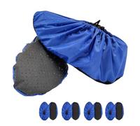 Eighosee Fundas para Zapatos Antideslizantes, Reutilizables, Impermeables, Lavables y A Prueba de Polvo, 5 Pares