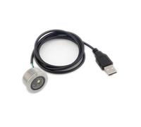 Eighosee GM861 Interfaz USB Código de Barras 1D/2D Módulo de Escáner de Código de Barras Código QR Rosca de Acero Inoxidable con Luz de Relleno