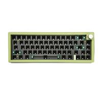 Eighosee GMK67 Kit espaciador de teclado mecánico de intercambio en caliente RGB retroiluminado Bluetooth 2.4G inalámbrico 3 modos (verde)