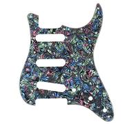 Eighosee Golpeador para guitarra eléctrica, 3 , 11 agujeros, SSS, bobina única, compatible con placa de rascar