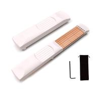 Eighosee Guitarra de Bolsillo Guitarra para Principiantes Música Folk Guitarra de Cuatro Cuerdas Ejercitador de Dedos Artefacto de Acordes Auxiliares