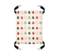 Eighosee Hamaca Colgante Reversible para Mascotas, Jaula para Mascotas Suave y Transpirable, Hamaca con de Metal de Doble Cara para Perros PequeñOs y Conejos