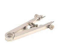 Eighosee Herramienta de alicates para barra de resorte, para quitar y reemplazar pasadores de barra de resorte de reloj, correas de reloj y correas de reloj, con 6 agujas, plata