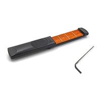 Eighosee Herramienta de práctica de acordes de guitarra de bolsillo, cuello de guitarra portátil para entrenadores principiantes, diapasón de 6 cuerdas