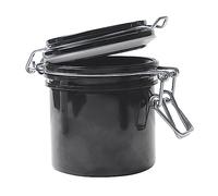 Eighosee Herramienta para PestañAs, Sellador de Pegamento,Caja de Almacenamiento de Pegamento de CarbóN Activado, Tanque de Almacenamiento de Pegamento para PestañAs de Injerto, Color Negro