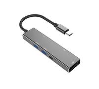 Eighosee Hub USB C para Pro/Air 6 en 1 USB C a 4K, entrega de energía USB-C, puertos USB 3.0, lector de tarjetas SD/TF