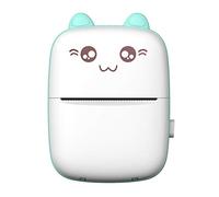 Eighosee Impresora inteligente de bolsillo, mini impresora térmica inalámbrica Bliuetooth para estudio, oficina, viajes, notas para teléfonos inteligentes Android iOS