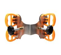 Eighosee Instalador de Juntas de Encimera de 90 Grados, Herramienta de Instalación de Piedra en Ángulo Recto de Acero Inoxidable, Cuatro Ventosas