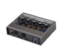 Eighosee Interfaz de Audio Tarjeta de Sonido Convertidor de 48 KHz Guitarra EléCtrica TransmisióN en Estudio Profesional para GrabacióN de Karaoke