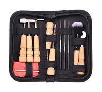 Eighosee Juego de 10 piezas de reparación de guitarra, práctica herramienta de reparación para guitarra, ukelele, violín