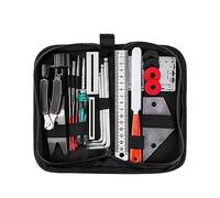 Eighosee Juego de 20 Piezas Limpieza y Mantenimiento de Guitarras Herramienta de Cambio de Cuerdas Juego de Llaves de AfinacióN