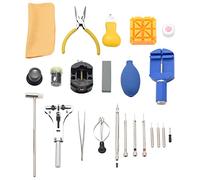 Eighosee Juego de 39 herramientas de reparación de relojes, abridor de relojes, herramienta de reparación de relojes, removedor de barra de resorte, destornillador, herramienta de reparación de