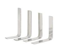 Eighosee Juego de 4 Piezas de ReparacióN de CorreccióN de Cubierta de Llave en áNgulo Recto de NivelacióN en Forma de L Herramienta de CorreccióN de Cubierta de Llave Instrumento de Viento