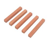 Eighosee Juego de 5 herramientas de limpieza de 4 pulgadas para trastes de piedra, borrador de trastes para guitarra, ukelele, mandolina, mantenimiento de reparación (naranja)
