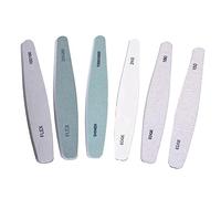 Eighosee Juego de 6 herramientas de manicura para limas de uñas, esponja de pulido de , limpieza de manicura, herramienta profesional de corte de uñas, herramientas profesionales de corte de uñas