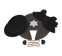 Eighosee Juego de 8 almohadillas de práctica con silenciadores de platillos para instrumentos de percusión alta, piezas y accesorios