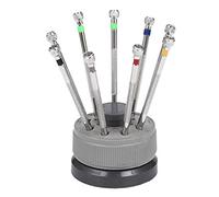 Eighosee Juego De 9 Destornilladores De Reloj Profesional En Soporte