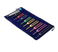 Eighosee Juego de Diapasones de 9 Piezas, Diapasones para Sanar Chakras, Terapia de Sonido, Mantener el Cuerpo, la Mente y el EspíRitu en ArmoníA