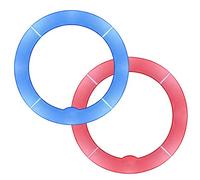 Eighosee Juego de filtros de color azul y rosa para anillo de luz de anillo de 75 W, 600 W, 5500 K y 55 W, 240 piezas LED 5500 K regulables