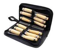 Eighosee Juego de Herramientas para Tallar Herramientas de Escultura de Madera de 14 Piezas con Cortadora para Grabar en Madera para Tallar en Madera