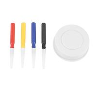 Eighosee Juego de lubricador de relojes, herramienta de reparación de relojeros, 1 de aceite, 4 bolígrafos de aceite, apto para diferentes tamaños, Multicolor.