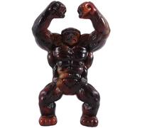 Eighosee Juguetes Indestructibles para Perros para Masticadores Agresivos, una Carne, Juguetes Masticables de Nailon Duraderos para la DenticióN, Rojo