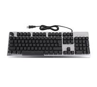 Eighosee K002 RGB Teclado retroiluminado para juegos de oficina, teclado mecánico con cable USB, teclado competitivo para juegos