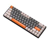 Eighosee K68 Teclado MecáNico para Juegos 2.4G Teclado MecáNico InaláMbrico Bluetooth de Modo Dual Teclado MecáNico Intercambiable en Caliente A