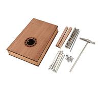 Eighosee Kalimba de 17 teclas, kit de bricolaje de montaje simple, piano de pulgar de madera para niños, instrumento musical