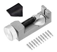 Eighosee Kit de extracción de eslabones de reloj, herramienta de correa de reloj con 10 adicionales para quitar de enlace de correa de reloj y tamaño de reloj, Color como se muestra en la